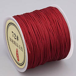 Шнур нейлоновий Шамбала 0,8 мм +-50 м Бордовий
