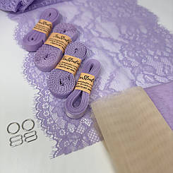 Набір "Мішель бузок" бюстгальтер на кісточці+трусики