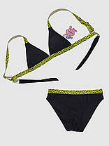 Купальник для дівчинки леопард Fuba 1851 чорний 34 36 38 40 42 розмір, фото 4