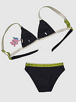 Купальник для дівчинки леопард Fuba 1851 чорний 34 36 38 40 42 розмір, фото 5