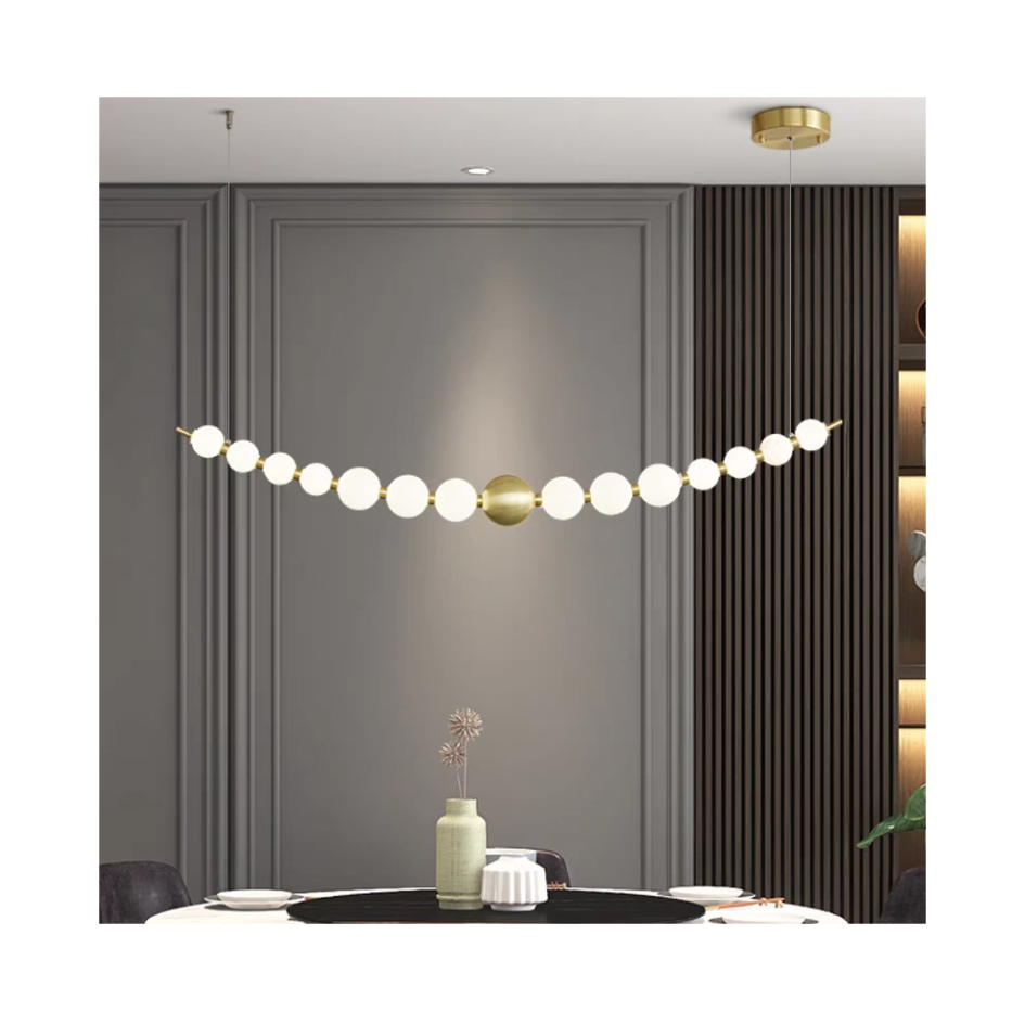 Люстра світлодіодна акрилова Sirius VALESO G3872-15 Copper 27W, фото 1