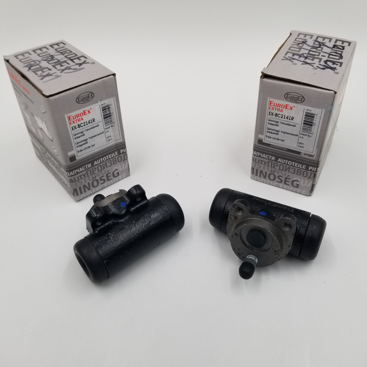 Циліндр гальмівний задній Москвич 2141 (комплект 2 шт.) EuroEx Угорщина 2141-3502040