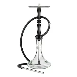 Кальян із нержавіючої сталі з основою з поліацеталі Aroma Hookah - Golf , Black, фото 3