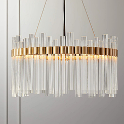 Елегантна модель підвісної люстри Ø 60 см MJ 230-600 AB