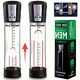 Вакуумна помпа для чоловічого члена з USB, автоматична помпа для збільшення пінису, інтимні іграшки для чоловіків, фото 10