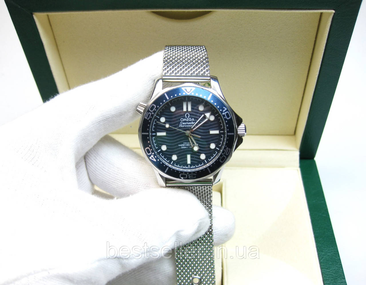 OMEGA SEAMASTER DIVER 300M 42MM SILVER/BLUE. ААА