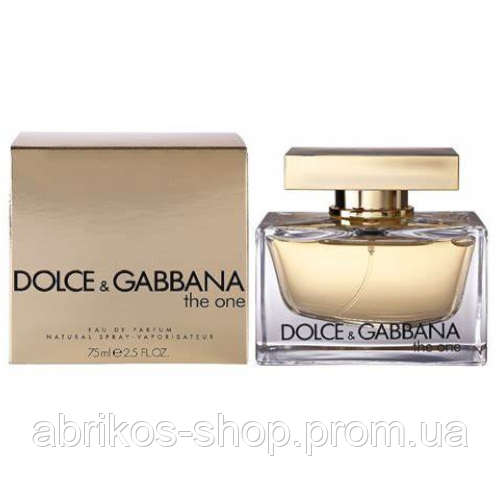 The One Dolce&Gabbana edp Зе Ван Дольче Габбана парфумована жіноча 75 мл., фото 1