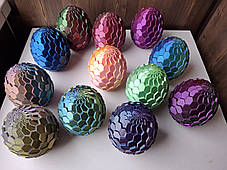 Іграшка 3Д змія в яйці. Яйце дракона з рухомою змійкою всередині, фото 3