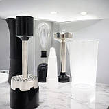 Блендер занурювальний 4в1 1200Вт Rainberg Універсальний блендер з чашею Ручний блендер подрібнювач, фото 8