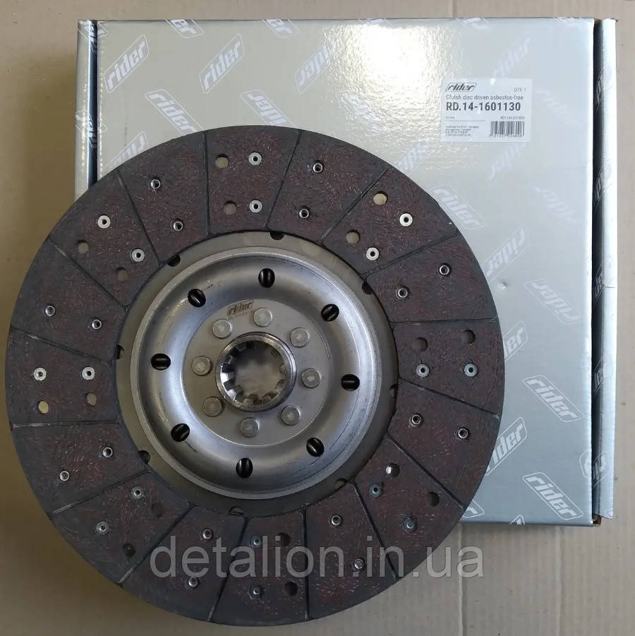 Диск зчеплення ведомий КАМАЗ (виробництво Угорщина) 14-1601130-01, фото 1