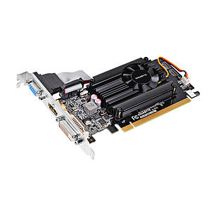 Відеокарта Gigabyte GeForce GT 720 1Gb DDR3 (GV-N720D3-1GL) (DVI, HDMI, VGA) бу