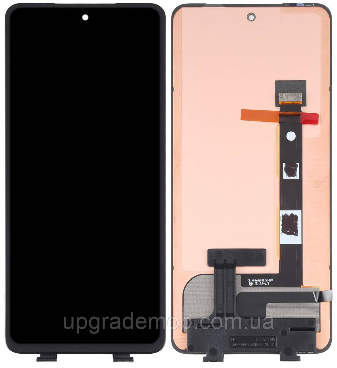 Дисплей модуль тачскрин Motorola XT2221 Moto G52 /XT2225 Moto G82 /Moto G71S чорний TFT, фото 1