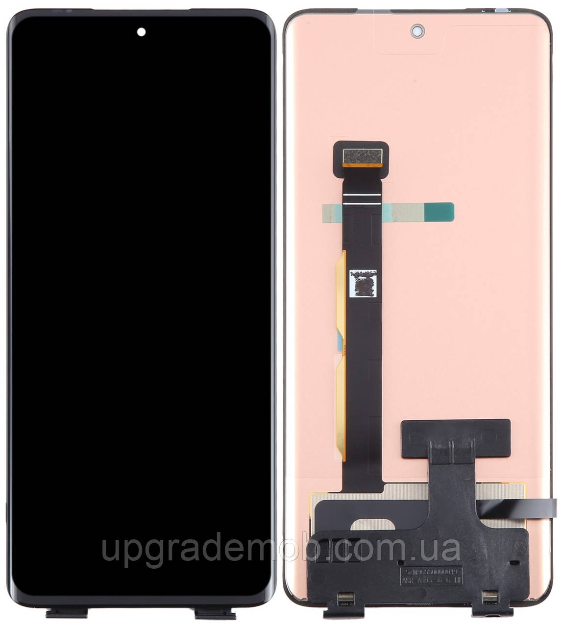 Дисплей модуль тачскрин Motorola XT2303-2 Edge 40 чорний P-OLED оригінал, фото 1