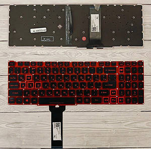 Клавіатура для ноутбука Acer Nitro 5 AN515-43, AN515-54, AN515-55, AN517-51, AN517-52 з підсвічуванням нова