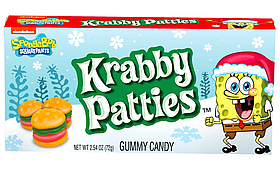 Желейні гамбургери SpongeBob Krabby Patties Christmas Theatre Box 72г