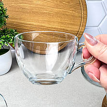 Набір чашок з блюдцями Pasabahce Басик 6шт 240 мл (97948), фото 3