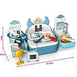 Набір лікаря "Корівка", 2 в 1 , 15 аксесуарів, валіза-рюкзак, фото 5