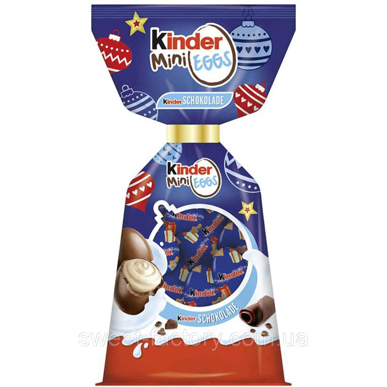 Шоколадні яйця Kinder Mini Eggs Kinder Milch 85g