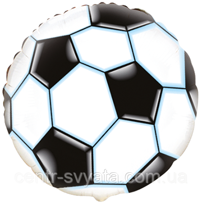 Фольгована кулька Flexmetal 18"(45 см) Коло М'яч футбольний
