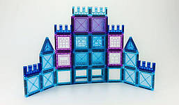 Конструктор магнітний розвивальний 3D на 50 деталей STEM, фото 4