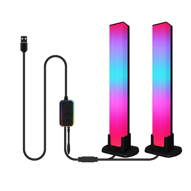Панель RGBW подвійна фонове освітлення 70 LED 10 Вт Wi-Fi Puluz SYA0021236