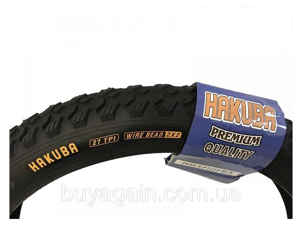 Покришка без камери 26 х 4,0 P1258 ТМ HAKUBA, фото 1
