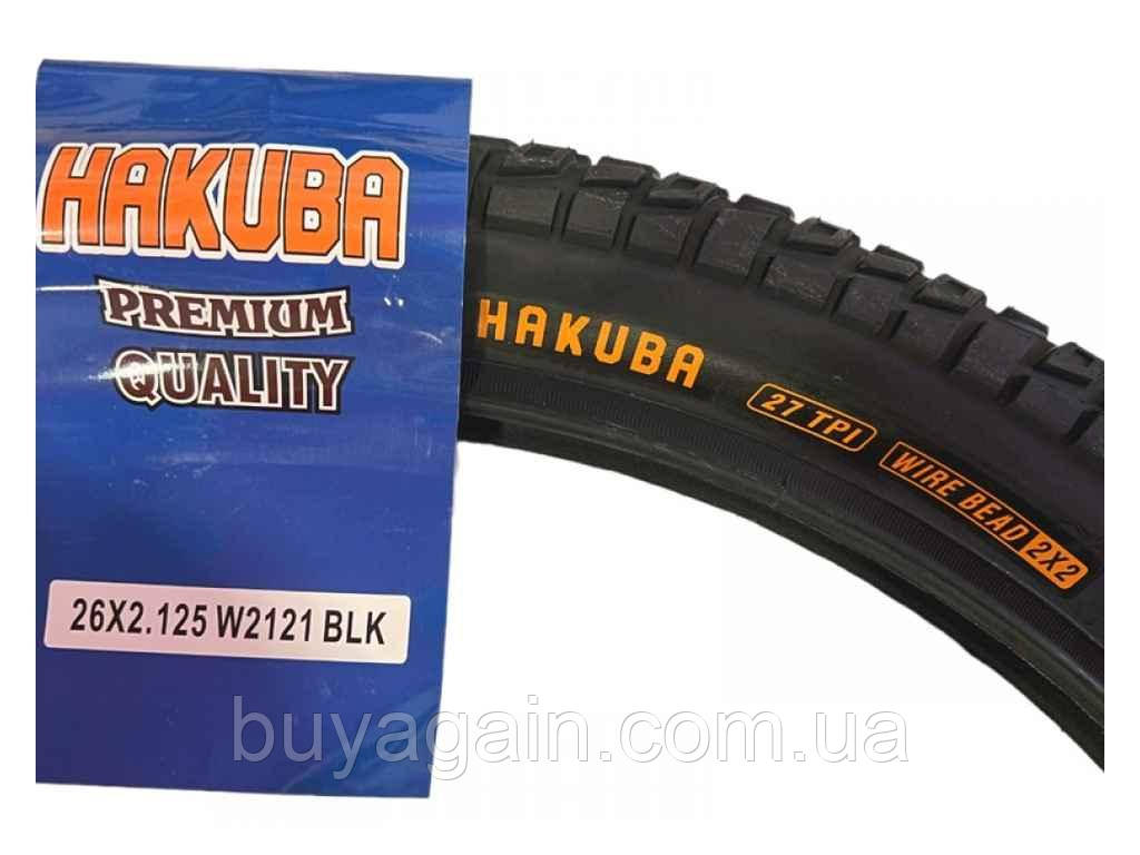 Покришка без камери 26 х 2,125 P1434 (W2121) ТМ HAKUBA, фото 1
