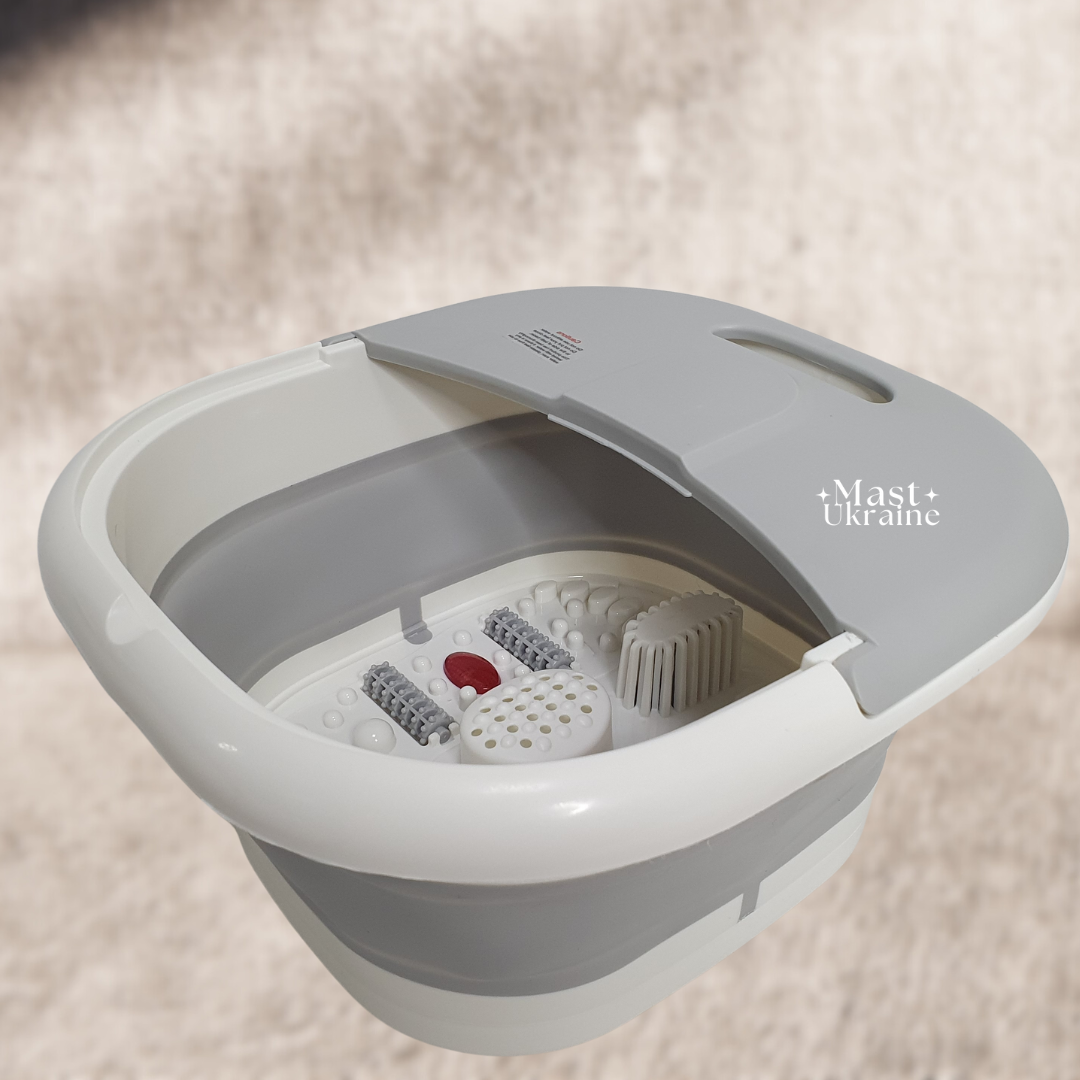 Ванночка для ніг Folding Foot Bath для домашнього використання з автоматичним підігрівом MP-806-Grey