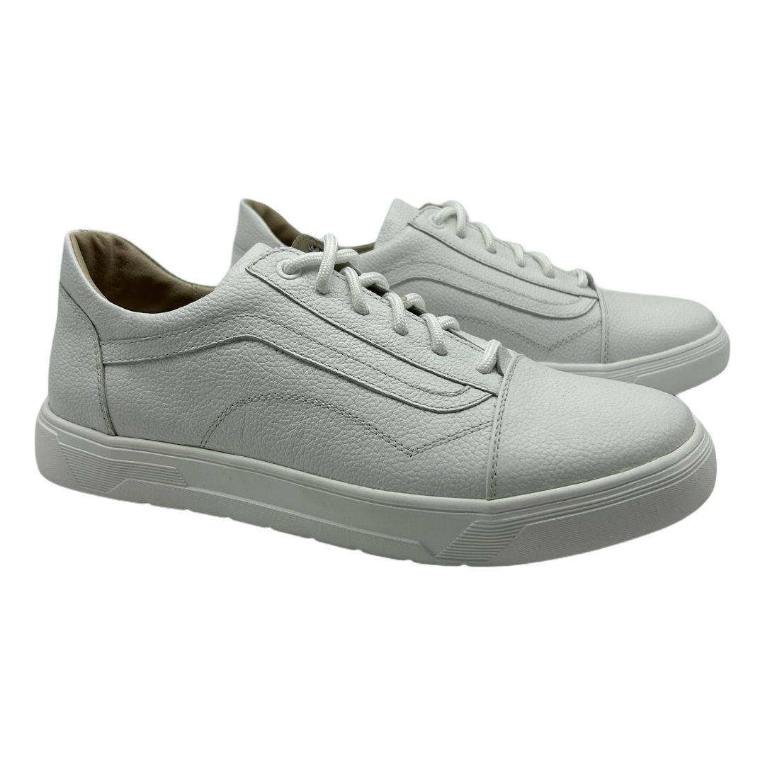 Кеди чоловічі стильні з натуральної шкіри білого кольору “Style Shoes”