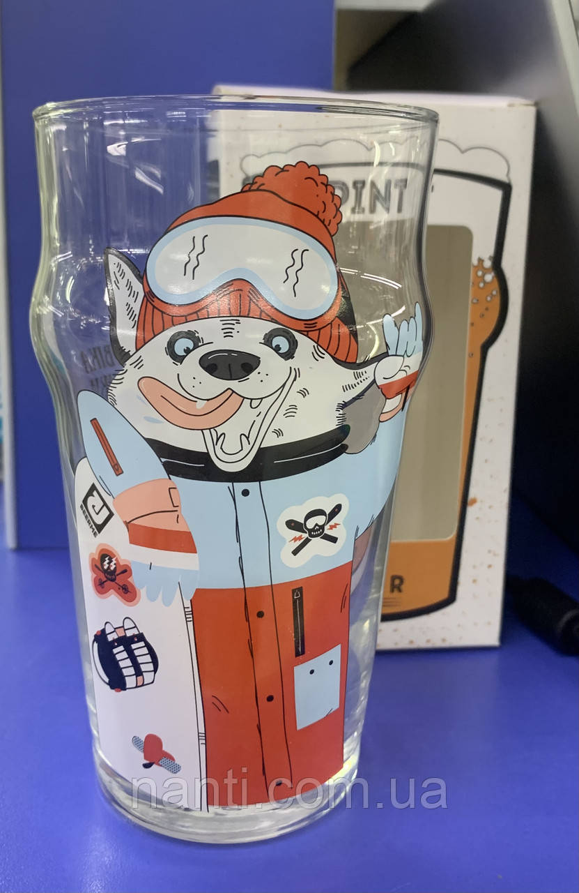 Келих для пива Nonik Pint з написом
