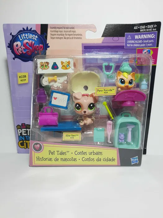 Littlest Pet Shop Ігровий набір Littlest pet shop цуценя та кошеня з аксесуарами
