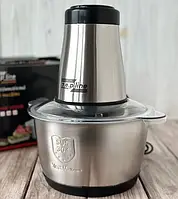 Измельчитель 1500 Вт с 4 ножами для мяса и овощей, кухонный измельчитель продуктов электрический 2л