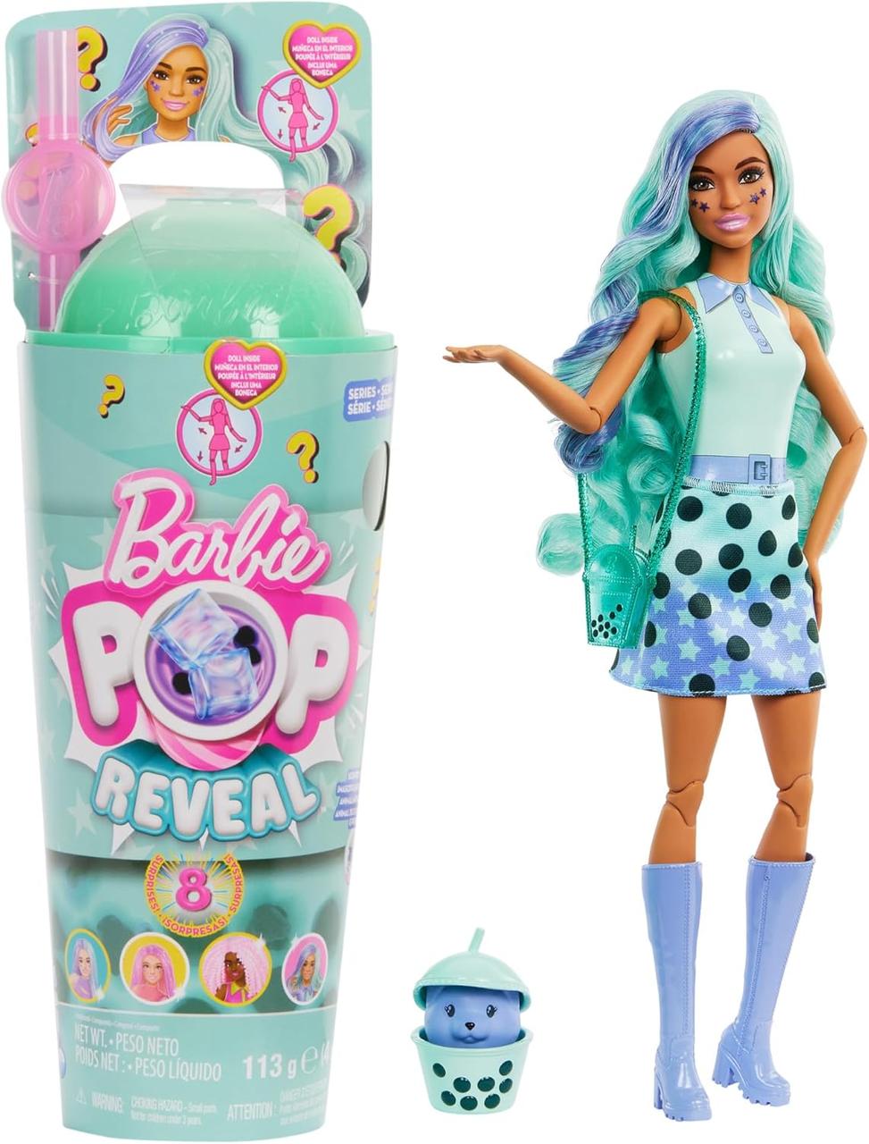 Лялька Barbie Pop Reveal Круті Бабл-ти Зелений чай HTJ21