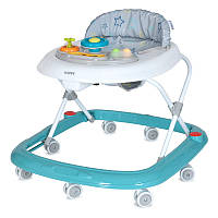 Ходунки дитячі EL CAMINO ME 1049 HAPPY Sky Blue, музика, світло, блакитний