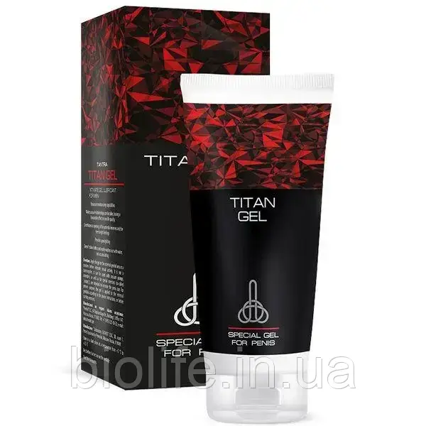 Натуральний засіб Гель Крем для збільшення члена Титан гель Titan Gel оригінал, фото 1