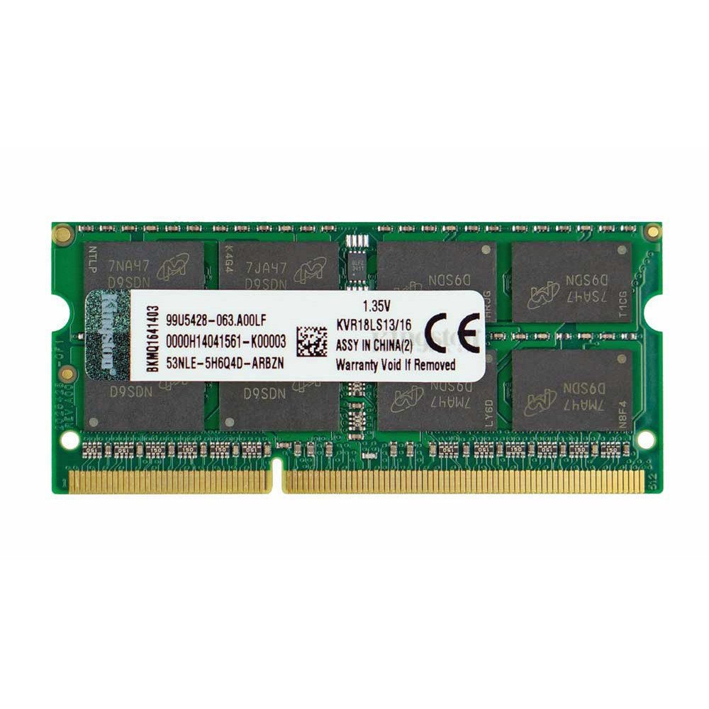DDR3 1.35 16GB для ноутбуков 1866MHz SoDIMM KVR18LS13/16 рис.1 ДДР3 1.35 16Гб 1866МГц KVR18LS13/16 оперативная память для ноутбука рис.1