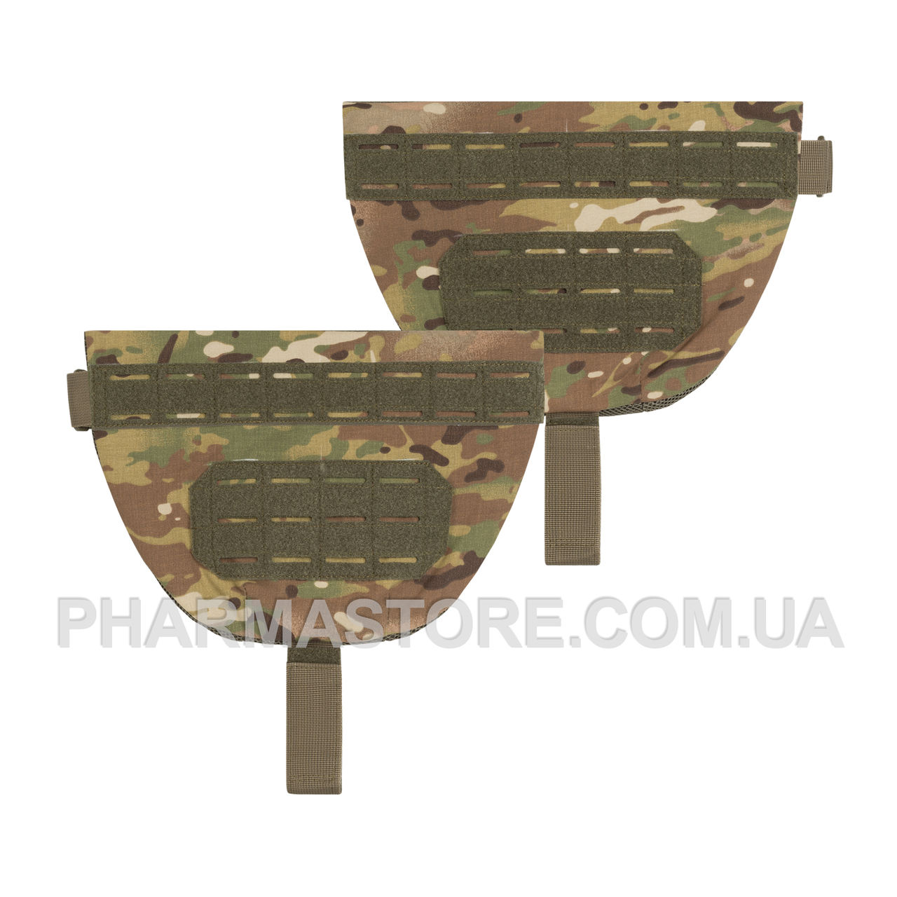 Захист плечей із балістичним захистом Dyneema 2 класу мультикам ВСУ 315х205 мм, фото 1