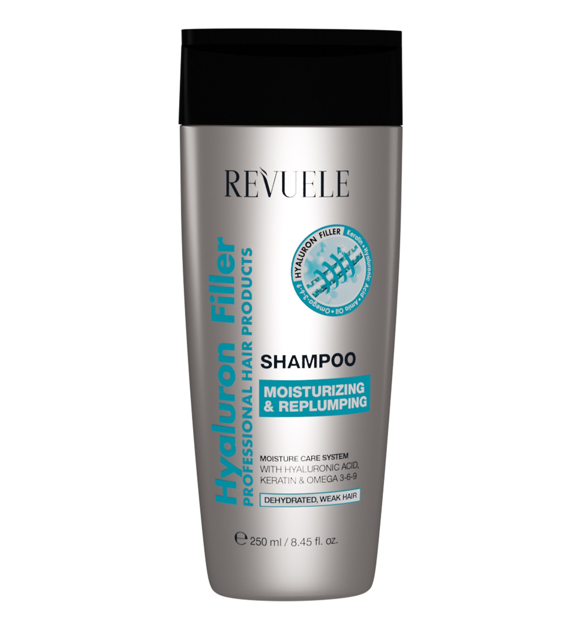 Шампунь-філер для зневодненого та ослабленого волосся Revuele Hyaluron Filler Shampoo 250 мл