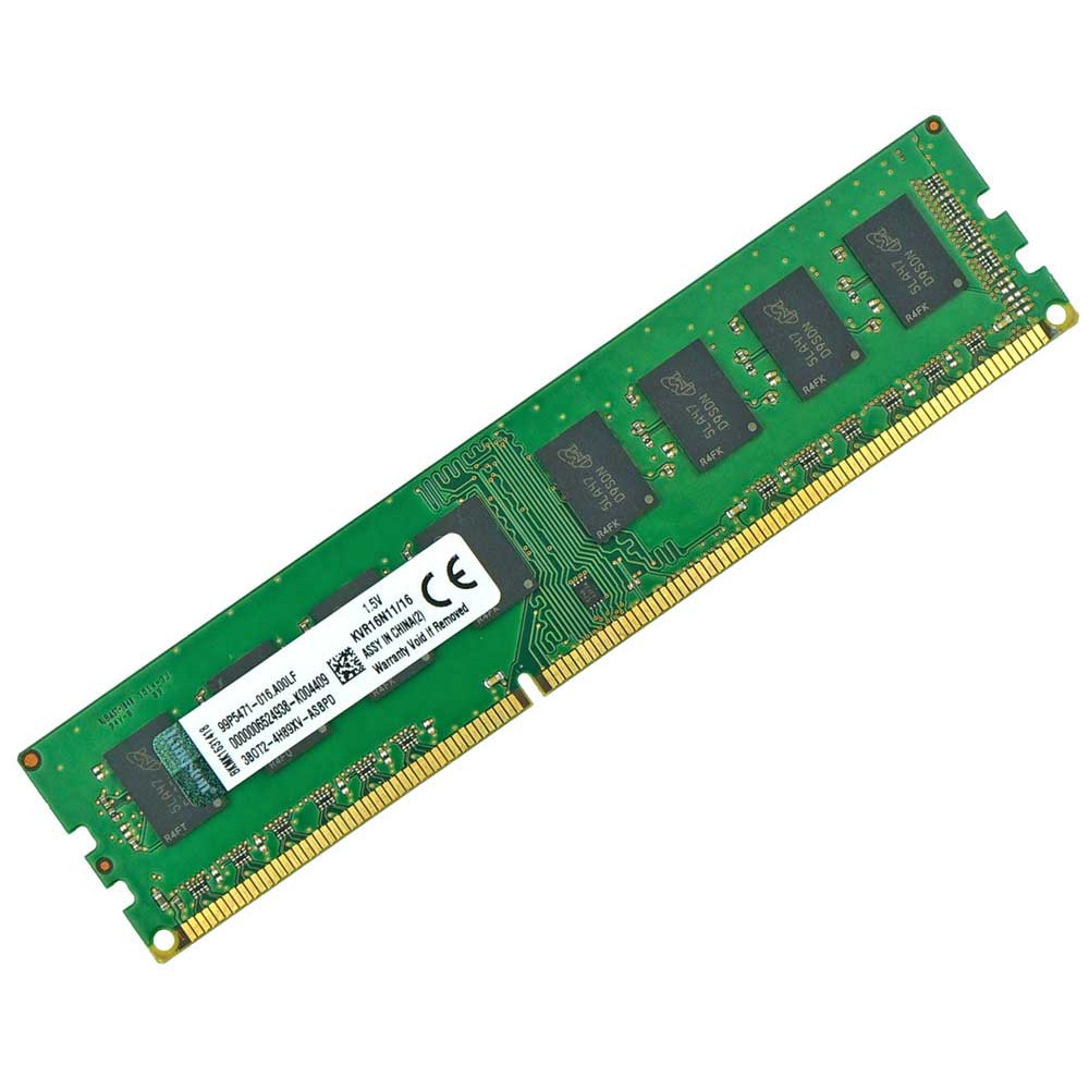 Оперативна пам'ять DDR3-1600 16Gb однією планкою Б/У PC3-12800 KVR16N11/16-GU 16384MB (7701173)