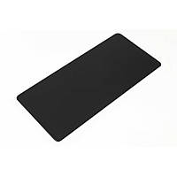 Килимок для миші та клавіатури з рівними краями чорний без малюнка 900х400х3 мм