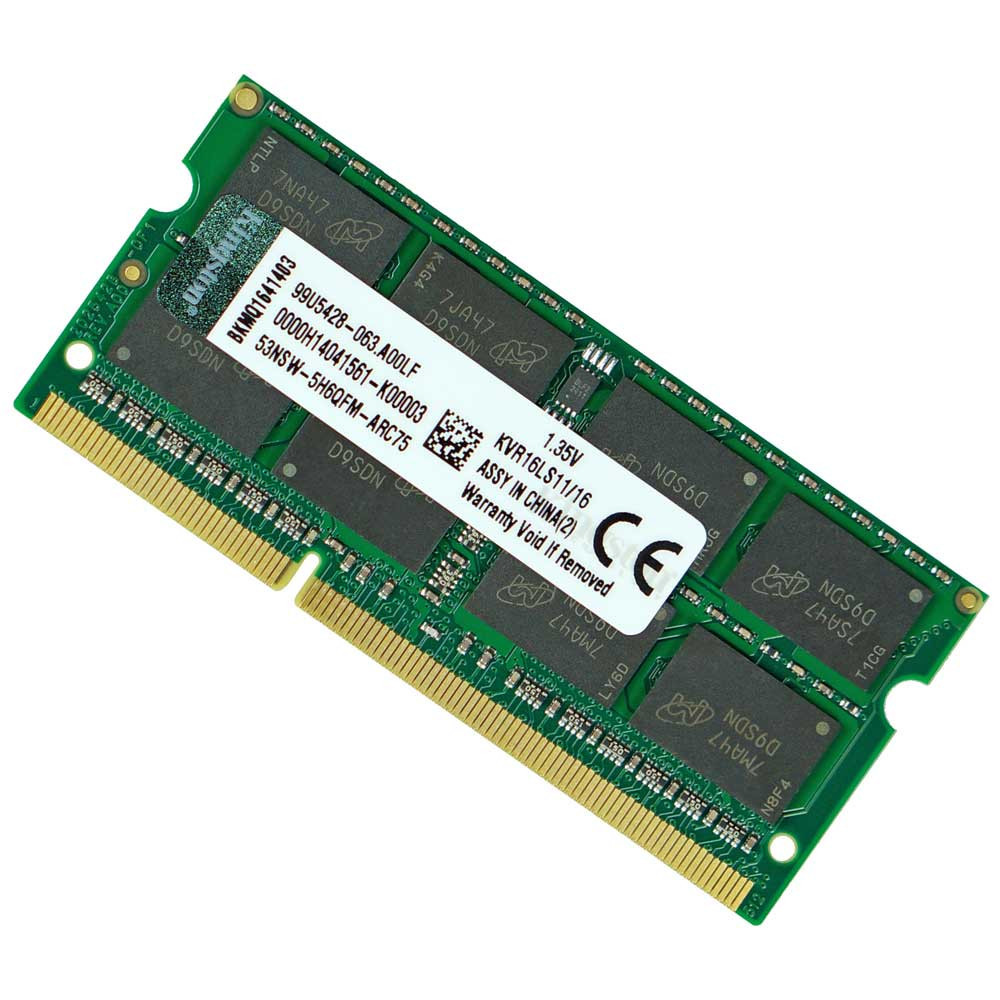 Оперативна пам'ять для ноутбука DDR3L-1600 16 Gb SODIMM PC3L-12800 1.35V KVR16LS11/16 16384MB (7706918), фото 1