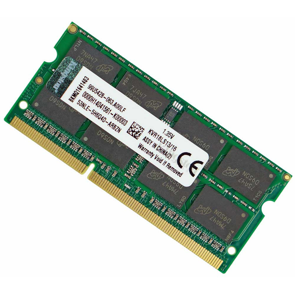 Оперативна пам'ять DDR3L-1866 16Gb для ноутбука 1.35V PC3L-14900 16384MB KVR18LS13/16 (7706913)