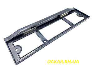 Рамка для номерних знаків автомобіля с підсвіткою чорна