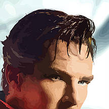 Плакат "Доктор Стрендж, Камбербетч, стилізація, Doctor Strange", 60×43см, фото 3