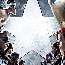 Плакат "Перший месник: Протистояння, Captain America (2016)", 60×43см, фото 3