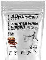 Гейнер ADRENALINE Triple Mass Gainer 1250 грамм Смак: Шоколад