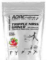 Гейнер ADRENALINE Triple Mass Gainer 1250 грам Смак: Полуниця