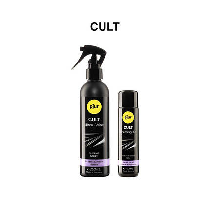 Спрей для догляду за одягом з гуми і латексу pjur Cult Ultra Shine 250 мл, надає блиск, фото 2