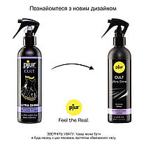 Спрей для догляду за одягом з гуми і латексу pjur Cult Ultra Shine 250 мл, надає блиск, фото 3