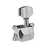 Колки для акустичної гітари (хром) комплект 6 шт. закриті, фото 6